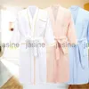 5 Star Hotel 100% Cotton Men Kimono Bathrobe Plus Size Towel Bath Robe Mens Waffle Robes for Women Long Dressing Gown Sleepwear 201111