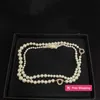 Ожерелья из бисера, новое жемчужное ожерелье, цепочка для женщин, браслет для влюбленных, модные дикие индивидуальные украшения, поставка H2DW
