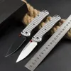 Promotion BM535 BK-4 Pocket Folding Knife D2 Black/Satin Drop Point Blade Aviation Aluminum Handle Outdoor EDC Knives with Retail Box