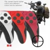 Oyun Denetleyicileri Joysticks Gaminja P48 Kablosuz Gamepad Altı eksenli jiroskop P4 P3 Konsol Garip Oyun Denetleyicisi 7 8 10 Çift Titreşim PC Joystick