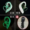 Hörlurar Genshin påverkar Bluetooth Earphone Earwear Sumeru Cosplay Harts Lysande Akasha Terminal Ear Clips Props Earplug Jewelry Eartrop