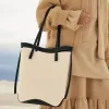 Kvinnor lyxdesigner sommarresor canvas shoppare väska underarm tote stor modehandväska korg koppling strand väskor helg korsbodi mens semester axel väskor