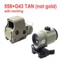 Taktisk G43 3X 558 COMBO MAGNIFIER Räckvidd Syn med Switch to Side STS QD Mount Fit For 20mm Rail Rifle Gun7212728