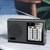 Radio L31 Portable Full Band Radio FM AM SW Retro -högtalare med utdragbar antenn