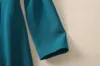 2024 Spring Green Solid Color Dress Long Sleeve Square Neck Long Maxi Casual Dresses A4J09
