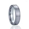 Cluster Rings Unique Tungsten Carbide Men's Wedding Bands Platinum Silver Color Love Alliance Gents Finger Promise For Male Man