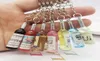 Harts Beer Wine Bottle Cute Novelty Keychain Jewelry Ous Color for Women Men bilväska Keyring Pendant Acctions Wedding Party9168519