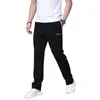 Hommes pantalons hiver Imitation cachemire sport Style pantalons décontractés jambe ample/droite grande taille épaissir cachemire hiver coupe-vent 240111