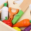 Intelligence toys DIY Pretend Plays Wooden Kitchen Toy Play House Simulation Cut Vegetables Montessori Early Education Toys For ldren Kids Babyvaiduryb