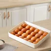 Storage Bottles 24 Grid Egg Refrigerator Organizers Eggs Tray Bins Holds Box For Kitchen Fridge Shelf Drawer