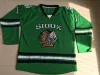 Top cucito # 11 Zach Parise Dakota Hockey Jersey Uomo 100% ricamo cucito Fighting Sioux DAKOTA College Hockey Jerseys Nero Bianco Gr