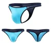 Külot 8pcs erkekler brifs seksi buz ipek alçak bel bikini erkek iç çamaşırı erkekler u dışbükey tangalı pantie