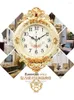Horloges murales Polaris Light Horloge de luxe Montre de mode Muet Salon Quartz Maison