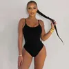 Kvinnors jumpsuits rompers Europe och USA: s täta rem en stycke baddräkt stand ensam sexig mage er tunn bikinikvinna släpp otphb