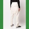 Originalbyxor casual vit baksida med dekorativ fickan Harlan Workwear Pants Casual Loose Pants Men Pocket Cargo Pants Loose Men's Byxor