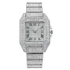 Relógios de pulso Sdotter Relógio para Mulheres Top Diamante Calendário Quadrado Senhoras Quartz Feminino Relógios Relogio Feminino Drop