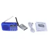 Radio T508 Stereo FM Radio Mini Portable Speaker USB TF Card Support