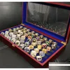 ソリティアリング55pcs 1967〜2023バスケットボールチームチャンピオンズチャンピオンシップ木製のお土産と一緒にセット