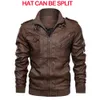 KB Men's Leather Jackets Autumn Casual Motorcycle PU Jacket Biker Leather Coats Brand Clothing EU Size SA722 240112