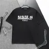 Modehylsa man tee kvinna t -shirt kläder hög kvalitet 100%bomullskläder hiphop topp thirt tecknad grafisk punk rock graffiti bokstäver folie tryck vintage kil