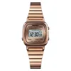 Women's Digital Waterproof Watch Men's Stainless Steel Chronograph Countdown Watch Shock LED Sprot Watch skmei montre