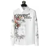 2024 frühling Blume Shirts Männer Slim Fit Casual Business Kleid Shirts Hochwertige Lange Sleeve Social Party Smoking Männer Kleidung