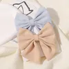 Hair Accessories 2pcs/set 4.5" Cheer Bow Clip For Kids Lovely Grosgrain Ribbon Hairgripes Girls Delicate Bowknot Pins Headwear Set