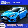 Для Ford Focus светодиодные автомобильные фары в сборе 15-17 дальний свет линзы проектора «ангельские глазки» DRL дневные ходовые огни стример индикатор указателя поворота