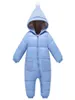 Jumpsuits Winter Baby Clothes Hooded Rompers For Boys Girls 3 6 12 18 24 Month Toddler Warm Thick Romper Born Wear Infant Jumpsuit3554158