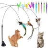 Kattenspeelgoed Interactief kattenspeeltje Handenvrij kat Stokspeeltje Zuignap Teaser Speelgoed voor Kitten Spelen Chase Oefening Teaser Wand Cat Accesoriosvaiduryd