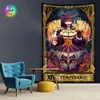 Tarot Tapestry De Maan Ster Zon Wandtapijten Middeleeuws Europa Waarzeggerij Muur Opknoping Mysterieuze Kamer Dceoration Home Decor Art 240111