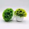 Flores decorativas simulação vaso artificial casa jardim micro paisagem ornamento de mesa pequeno mini vegetação vasos decorações de plantas