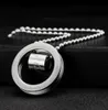 10 pièces longue chaîne bijoux lien pour pendentif faisant artisanat hommes collier accessoires de mode ronde perlée bricolage boule en acier inoxydable 6113524