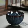 Caffettiere Mini Tazza di Espresso Forno Fu 1 pz Tazza da tè Kung Trasformazione Tazze da tè Ciotola di ceramica cinese Tazze da tè pomeridiane Per uso domestico