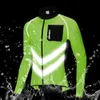 Wosawe Cycling Rain Jacket Hög synlighet Multifunktion Jersey Road Bike Bicycle Windproof Quick Dry Rain Windbreaker 240112