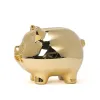 Ceramic Gold Pig Piggy Bank Creative Cute Creative Home Decoration Money Bank for Kids Coin Box Money Box Piggy Bank Stopper LL