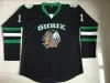 Top cucito # 11 Zach Parise Dakota Hockey Jersey Uomo 100% ricamo cucito Fighting Sioux DAKOTA College Hockey Jerseys Nero Bianco Gr