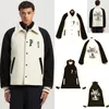 2024ss Chaqueta para hombre Diseñador Moda Ángel Cortavientos para hombre Variedad Retro Sudadera con capucha de béisbol suelta Harajuku Ropa de calle bordada Abrigo unisex