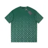 24ss Paris Style Мужская дизайнерская футболка со сплошным принтом Градиентная винтажная футболка Summer Street Скейтборд Футболка с коротким рукавом 0112