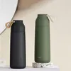 Bouteilles d'eau Portable en acier inoxydable, tasse avec couvercle isolant, tasse chaude pour étudiante 12 heures 350ml