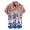 Zomer Casual Shirts Vintage Top 3D Geprinte Auto Losse Hawaiiaanse Heren Shirt Strand Aloha High Fashion Kleding Ropahombre 5XL Hip-hop Casualmotion Stijl 106