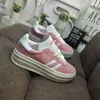 Fashion Designer Sneakers for Women Gaze-lle Bo-ld Thick Soled Casual Shoes Oudoor Designer Suede Leisure Shoe 23980