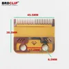 BRDCLIP Original Replaceable Cutter Head for R77F Madeshow M10 M5 Professional Hair Clipper Ceramics Blade Hair Cutting Machine 240112