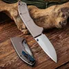 Продвижение BM748 Карманный складной нож D2 Stone Wash Drop Point Blade CNC 6061-T6 Ручка Открытый кемпинг Туризм Тактические ножи с розничной коробкой