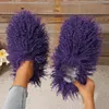 2024 winter women men shoes Plush slippers Home furnishings lady Cotton Snowfield slippers Versatile 36-49 big size