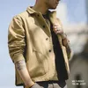 Maden Workwear francuska kurtka vintage Ginger Yellow Amekaji Casual Hunting Jackets Męski płaszcz Multi Pieszeni 240111