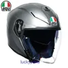 Double lentille AGV italienne K5 JET, demi-casque de moto pour hommes, chapeau de sécurité respirant quatre saisons VCAS