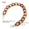 CXQD Fashion Gold Color Decoration Big Long Resinful Resins Acrylic Bag Bag Strap Counter Jewelry سلسلة الهاتف هدية للنساء 240111