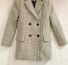 Abiti da donna Offerta speciale Blazer scozzese retrò autunno e inverno