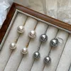 Baumelnde Ohrringe, schicke Imitationsperlen-Accessoires für Frauen, trendiger Schmuck, Vintage-Ohrring, klassischer koreanischer Stil, exquisiter Charm-Schmuck